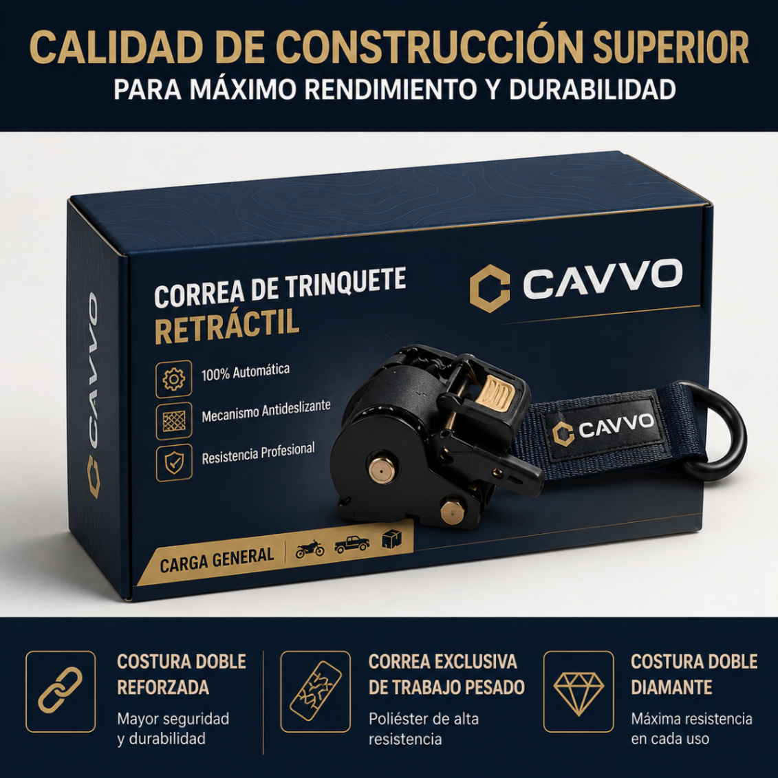 Calidad de construcción superior Cavvo