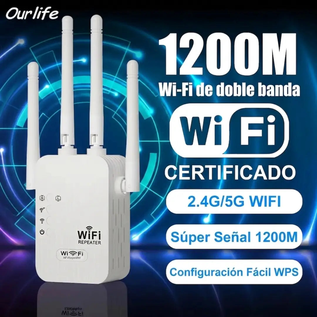 WIFI MAX - Repetidor De Señal Wifi Alta Potencia
