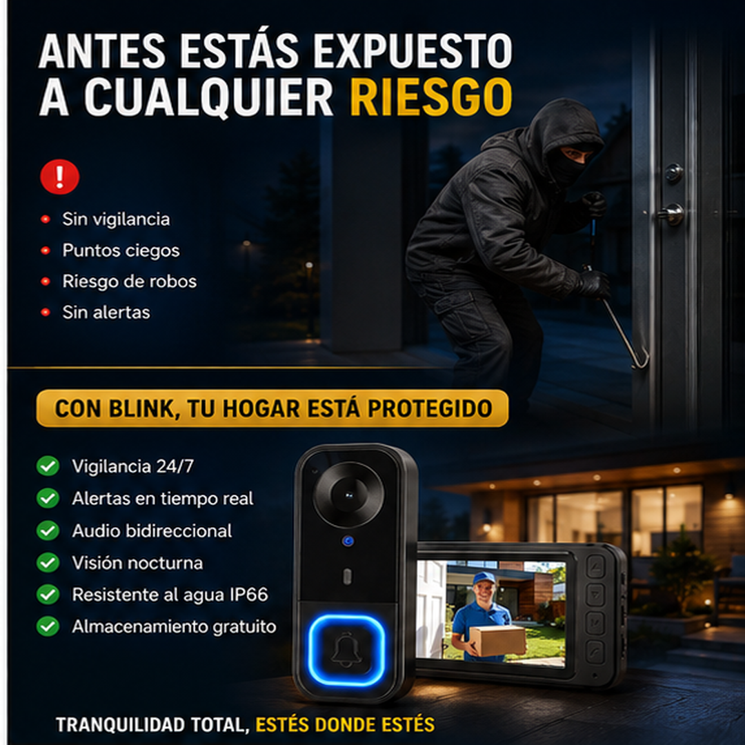 Blink® Timbre con cámara inalámbrica 1080p