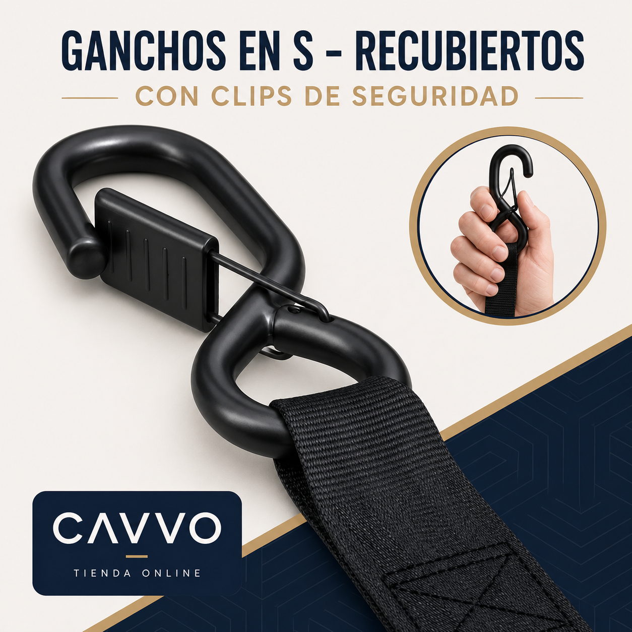 Correa Automática Retráctil CAVVO