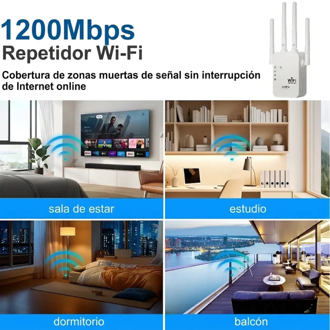WIFI MAX - Repetidor De Señal Wifi Alta Potencia